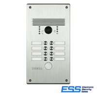Bticino LINEA 300 2 WIRE ANTIVANDAL 8 PUSH-BUTTONS STAINLESS STEEL (E62350)