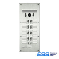 Bticino 308014 Stainless Steel finish pushbutton panel 2 wire for 20 calls (E62384)