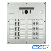Bticino 308015 Stainless Steel finish pushbutton panel 2 wire for 32 calls (E62410)