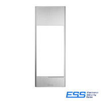 Bticino Linea 5000,  3-module frame in aluminum finish for display module 345000
