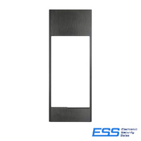 Bticino Linea 5000,  3-module frame in Nickel finish for display module 345000