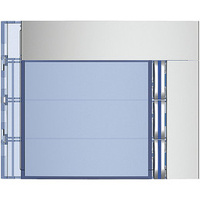Bticino SFERA 3 PB FRONT COVER ALLMETAL (E62180)