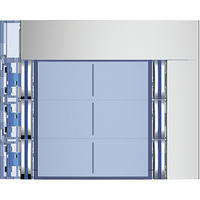 Bticino SFERA DOUBLE 6 PB FRONT COVER ALLMETAL (E62185)