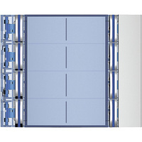 Bticino SFERA DOUBLE 8 PB FRONTCOVER ALLMETAL (E62187)