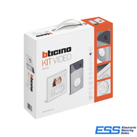 Bticino KIT INT UNIT VIDEO CLASSE100V13M WHITE & EXT UNIT LINEA3000 (E62250)