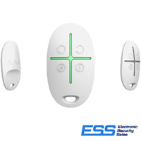 AJAX - Space Fob - 2 Way Wireless 4 Button (Arm/ Disarm/ Stay Arm/ Panic) Key Fob (White) (E44010-WHT)
