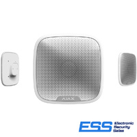 AJAX - Street Siren - 2 Way Wireless Outdoor Siren c/w Strobe (Silver/White) (E44035-WHT)