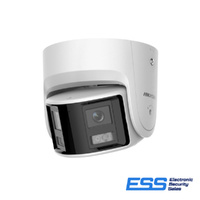 HIKVISION COLORVU 2CD2367G2P-LSU-SL 6MP DUAL LENS STROBE AUDIO TURRET,2.8MM,IR 30M,MIC