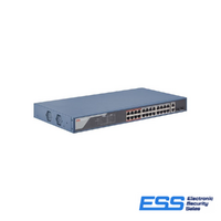 HIKVISION TRANSMISSION 3E1326P-EI 24 PORT MANAGED POE SWITCH, 2X GIGABIT UPLINK, 370W