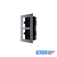 HIKVISION INTERCOM KD-ACF2-PLASTIC DOUBLE MODULE HOUSING, FLUSH MOUNT