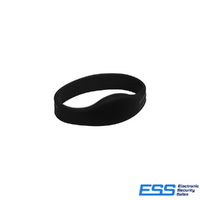 Tecom Smart Silicon Wristband 60mm Diameter - Black