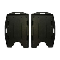 Rigid Double Sided Card Holder - Black (Packs of 100pcs)