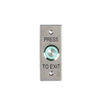 Request to Exit Button, Stainless Steel, LED, Mullion Mount