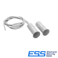 TANE STB-10 WG - 10mm - Steel Door - Stubby Reed Switch - White (Each)