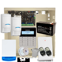 Bosch Solution 3000 Wireless Kit with Alphanumeric Keypad, 2x Premium Remotes and 2x Wireless Tritech's