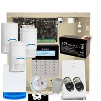 Bosch Solution 3000 Wireless Kit with Alphanumeric Keypad, 2x Premium Remotes and 3x Wireless PIR's