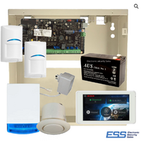 Bosch Solution 2000 Kit with 5" Touchscreen and 2x PIR's C/W slimline siren and flush screamer