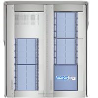 Bticino New Sfera 2W EP Kit - 32 DBL PB Audio Surface Mount Door Station -  Without Auxiliary Relay