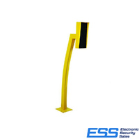 RIK Bollard Single Goose Neck 1.35m - Yellow