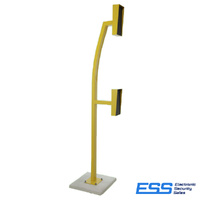 RIK Bollard Truck and Car Dual Height Goose Neck - Yellow