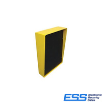 RIK Bollard Surface Mount Double Width Rainshield Housing with Plate H:335mm x W:288mm