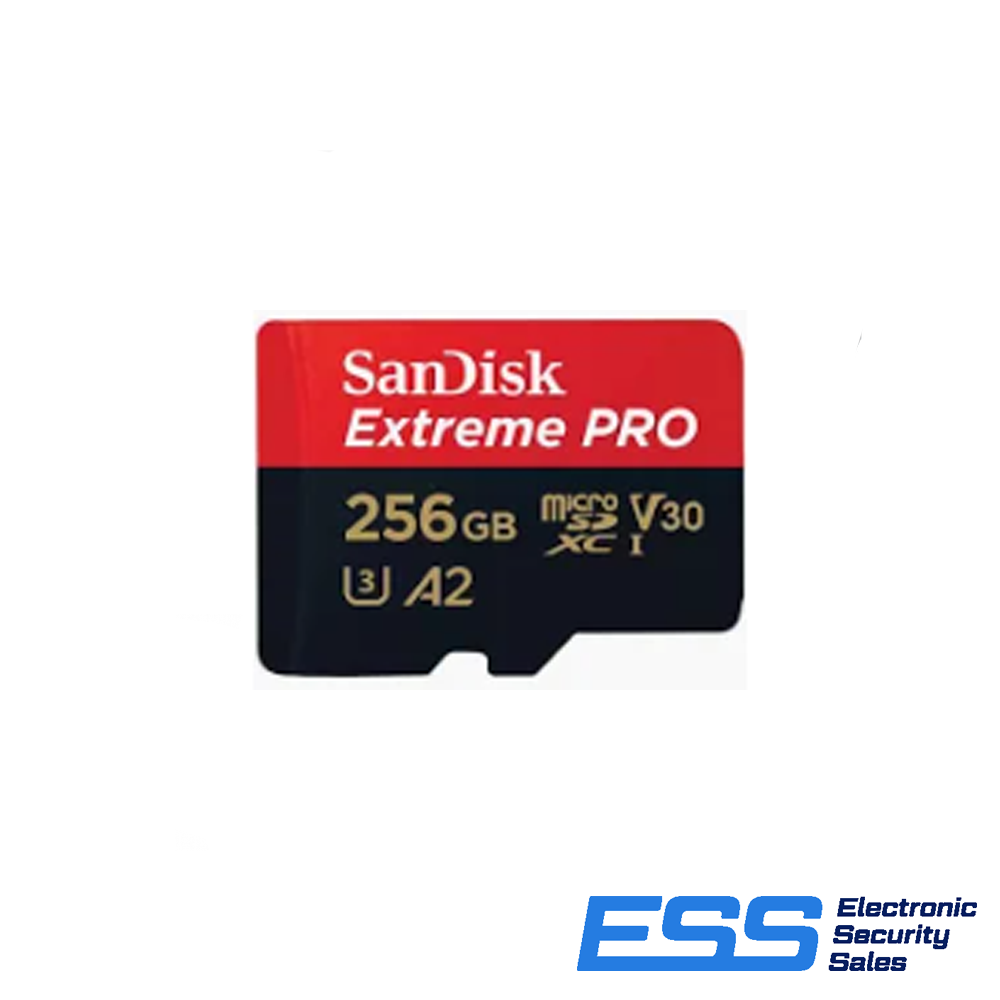 SanDisk Extreme Pro 256GB microSD SDXC SDXC UHS-I 200MB/s 140MB/s V30 U3 A2 4K UHD Shock temperature water & X-ray proof with SD Adaptor