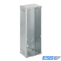 Bticino SURFACE MOUNT BOX STAINLESS STEEL FOR SMALL ENTRANCE PANEL 374005