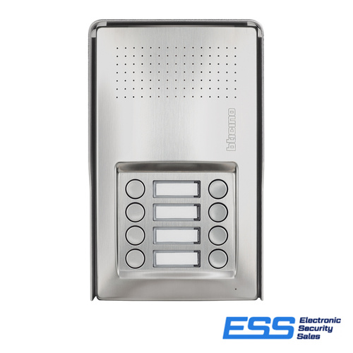 Bticino LINEA 100 - 8 PUSHBUTTON ENTRY PANEL - 2 WIRE (E62228)