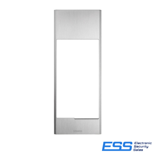 Bticino Linea 5000,  3-module frame in aluminum finish for display module 345000