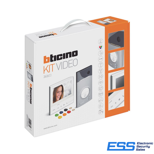 Bticino KIT TOUCHSCREEN CLASSE300V13M WHITE & EXT UNIT LINEA3000 (E62216)