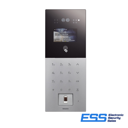 Bticino IP ENTRANCE PANEL 4.3'' W KEYPAD FACE ID &FINGER BADGE READR (E62445)