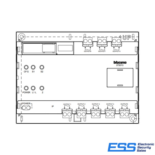 Bticino IP - 8 relay channel lift interface
