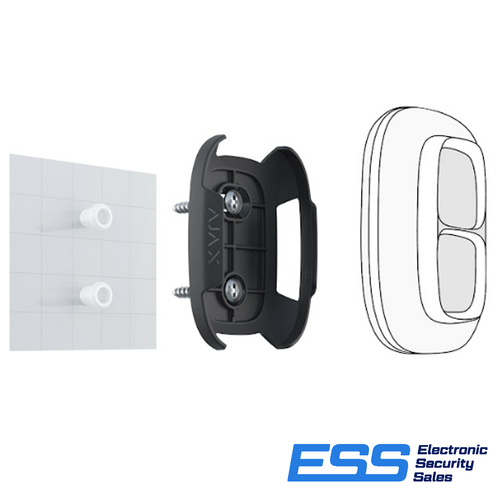 AJAX - Wall/ Under Desk Bracket for AJA2BPANB Double Push panic Button (Black) (E44043)