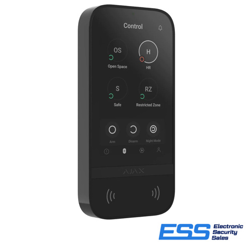 AJAX - 2 Way LCD Touch Display Keypad with RF Proximity(Black)