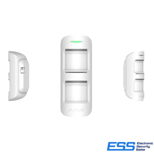 AJAX - Motion Protect Outdoor - 2 Way Wireless Twin PIR sensors with Correlation Processing, Grade 3 infrared Antimasking and Adjustable Detection Ran