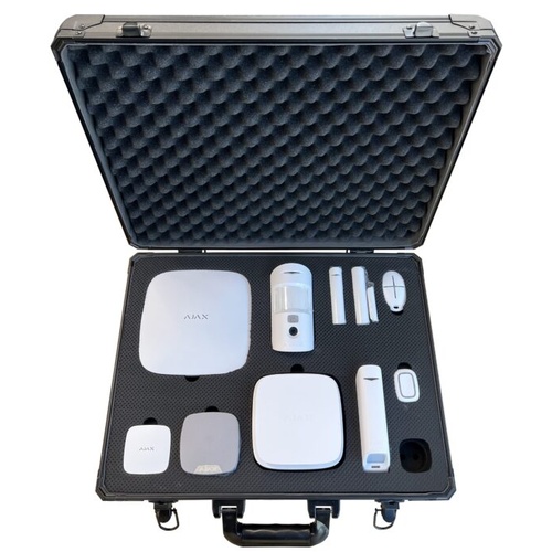 AJAX - AJADEMCASE - Ajax Branded  Sales Demo Case - Containing 1 x Hub2 Plus, 1 x Motion Protect, 1 x Door Protect, 1 x Space Fob, 1 x Leaks Protect, 