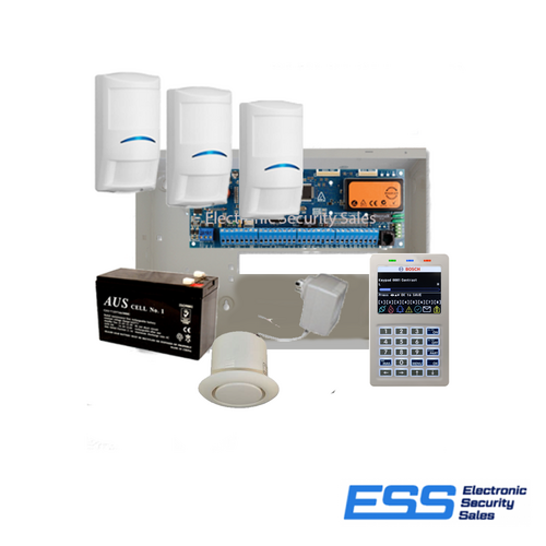 Bosch Solution 6000 Kit with Smartcard Keypad and 3x QUAD's- No Siren