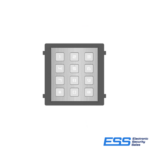 HIKVISION INTERCOM KD-KP-S G2 KEYPAD MODULE, STAINLESS STEEL, IP65