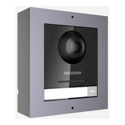 HIKVISION Intercom, GEN 2, Colour Camera Module, 1 Button, SURFACE MOUNT (KD8003) - DS-KD8003-IME1-SURFACE (E70202)