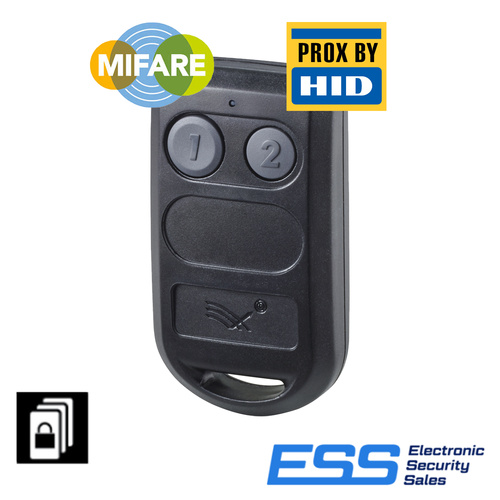 Farpointe LR 2 Button TX with Mifare 1K & HID Prox - MAXsecure