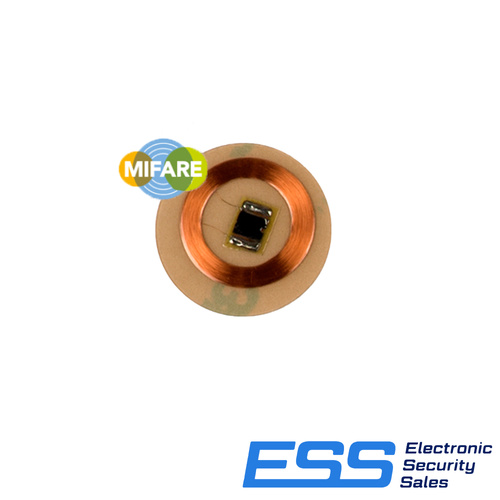 Mifare 1K 25mm Adhesive Disc - Clear