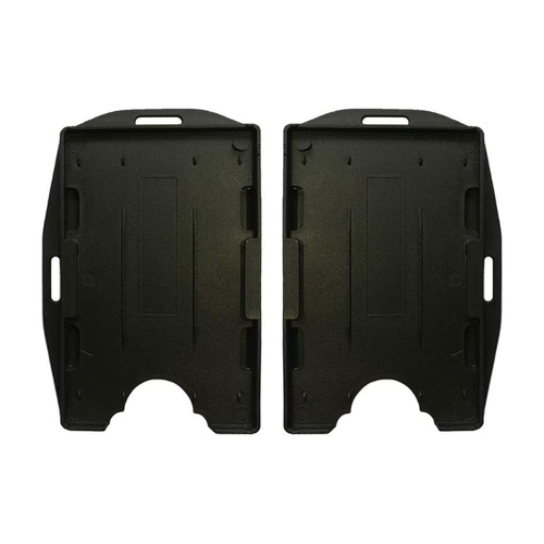 Rigid Double Sided Card Holder - Black (Packs of 100pcs)