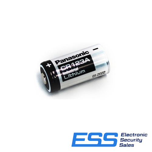 Premium Panasonic CR123A - 3V Lithium Detector Battery