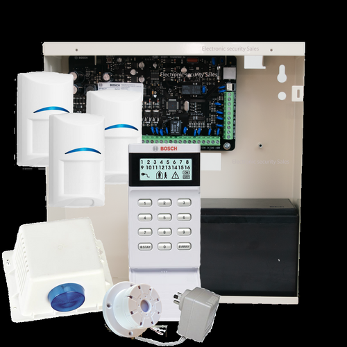 Bosch Solution 3000 Kit with ICON Keypad and 3x Pet Friendly Tritech's