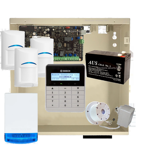 Bosch Solution 3000 Kit with Alphanumeric Keypad and 3x Tritech's
