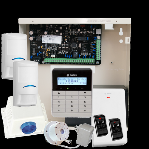 Bosch Solution 3000 Wireless Kit with Alphanumeric Keypad, 2x RADION Remotes and 2x Wireless PIR's