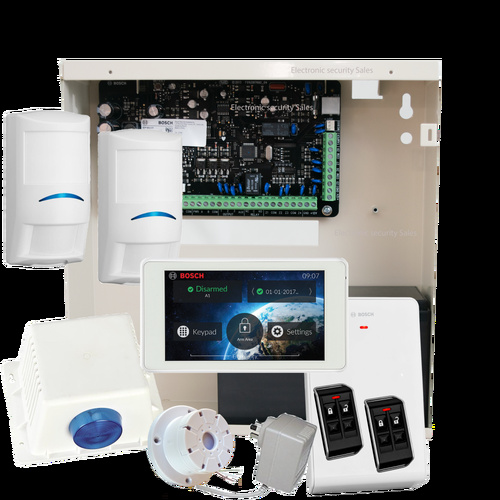Bosch Solution 3000 Wireless Kit with 5" Touchscreen, 2x RADION Remotes and 2x Wireless PIR's