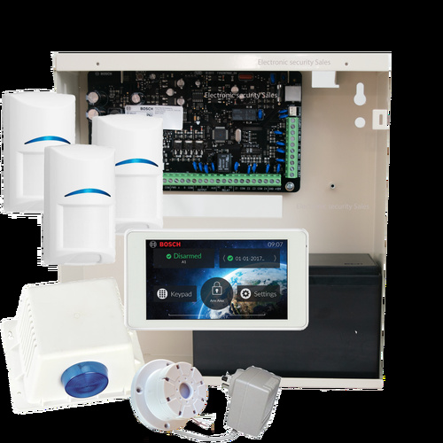 Bosch Solution 3000 Kit with 5" Touchscreen and 3x Pet Friendly Tritech's