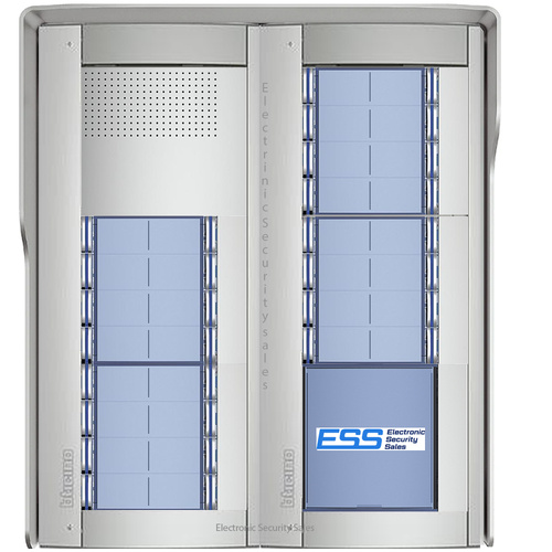 Bticino New Sfera 2W EP Kit - 32 DBL PB Audio Surface Mount Door Station -  Without Auxiliary Relay