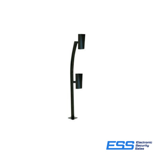 RIK Bollard Truck and Car Dual Height Goose Neck - Black